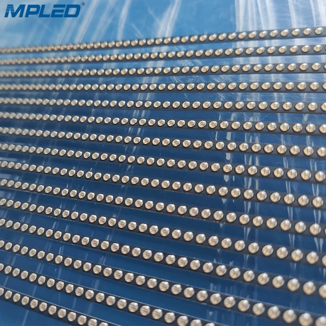 

MPLED Прозрачный светодиодный рекламный щит P3.91-7.81 Экран заднего окна автомобиля Высокая яркость Полноцветное частное окно автомобиля Уникальный светодиодный знак