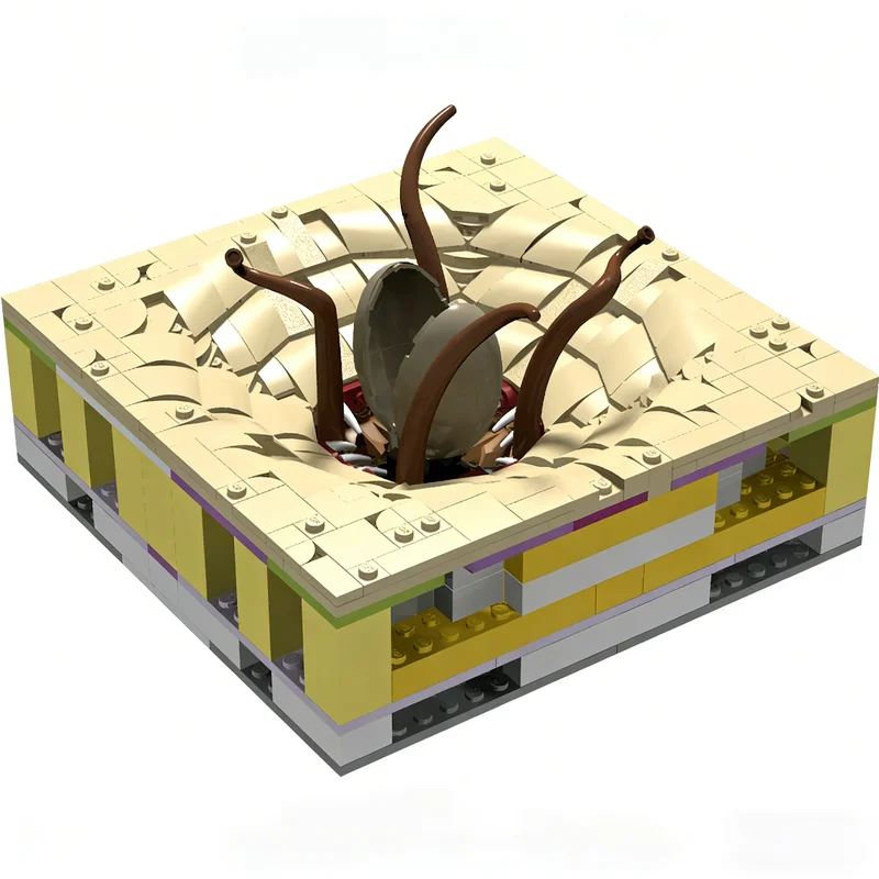 ตัวต่อ MOC 517 ชิ้น ชุดสร้างโมเดลการต่อสู้ทางอวกาศ ซาร์แลค พิท ของเล่นสร้างสรรค์ ของขวัญคริสต์มาส แนวคิดการศึกษา