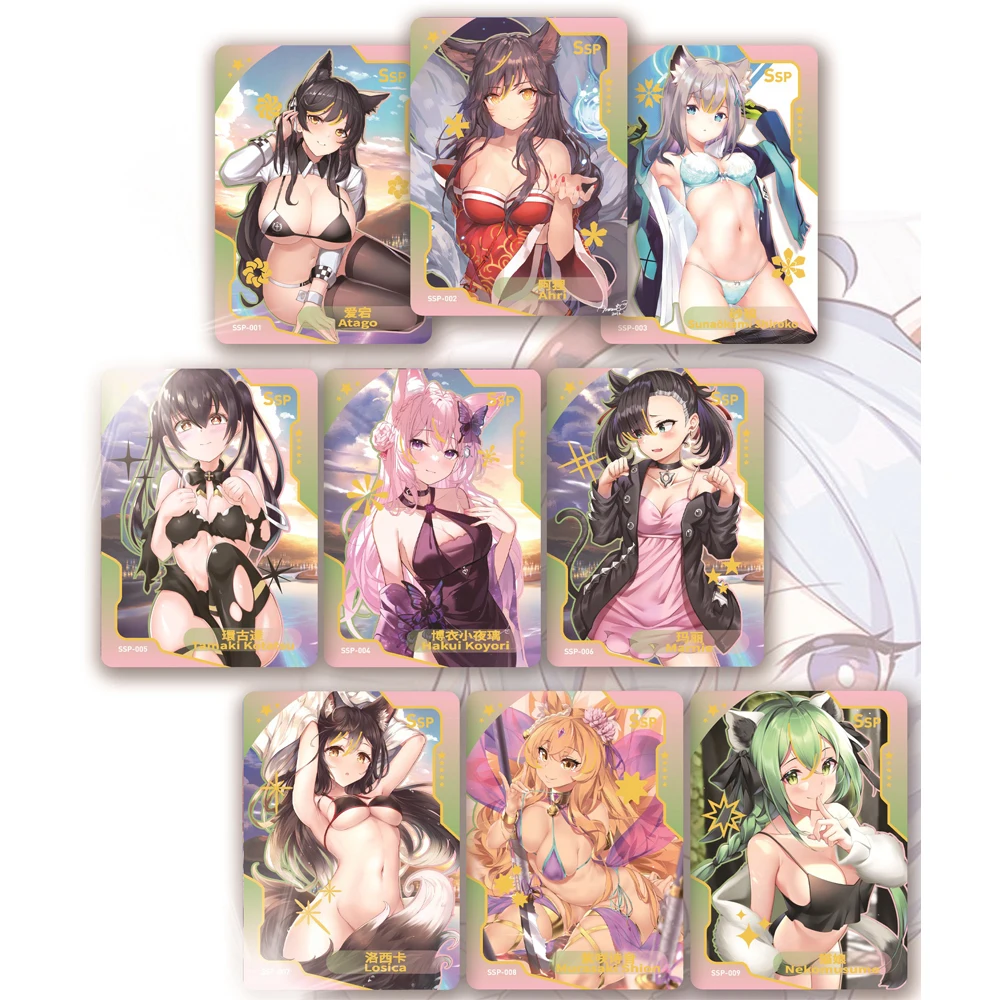 Wholesale Goddess Story Series Full Set Anime Game Girl Party Swimsuit Bikini Feast Supplement Box Fan Toy Collection Card