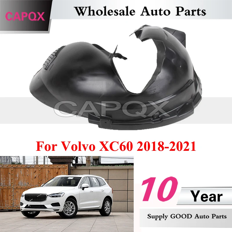 

CAPQX Front Fender Lined Mudguard For Volvo XC60 2018-2021 Front Wheel Mudguards Lined 31694464 31694870
