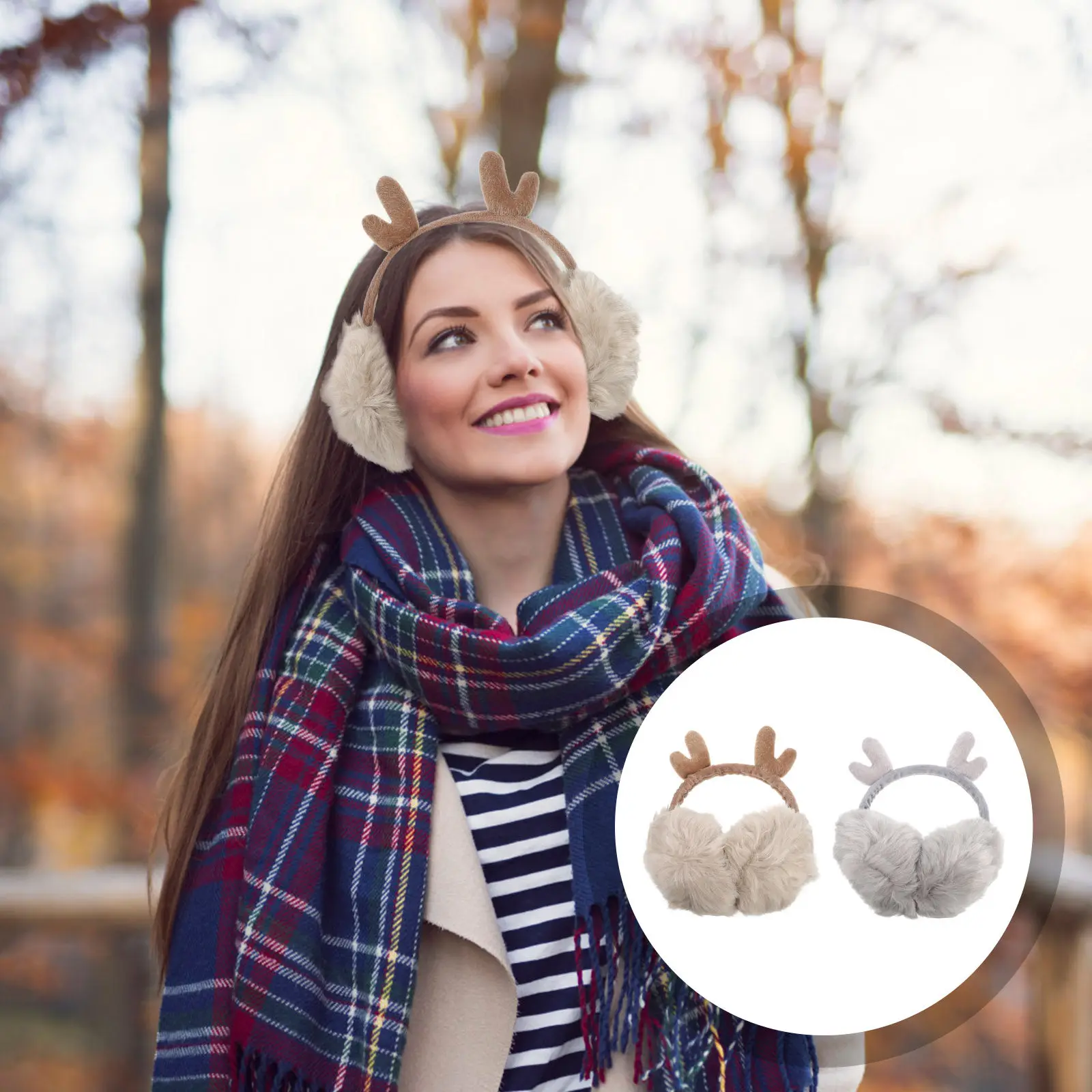 2-pezzi-scaldacorelle-invernali-natalizi-eleganti-a-forma-di-corna-per-donna-caldi-e-comodi-ideali-per-le-feste-e-le-avventure-all'aperto