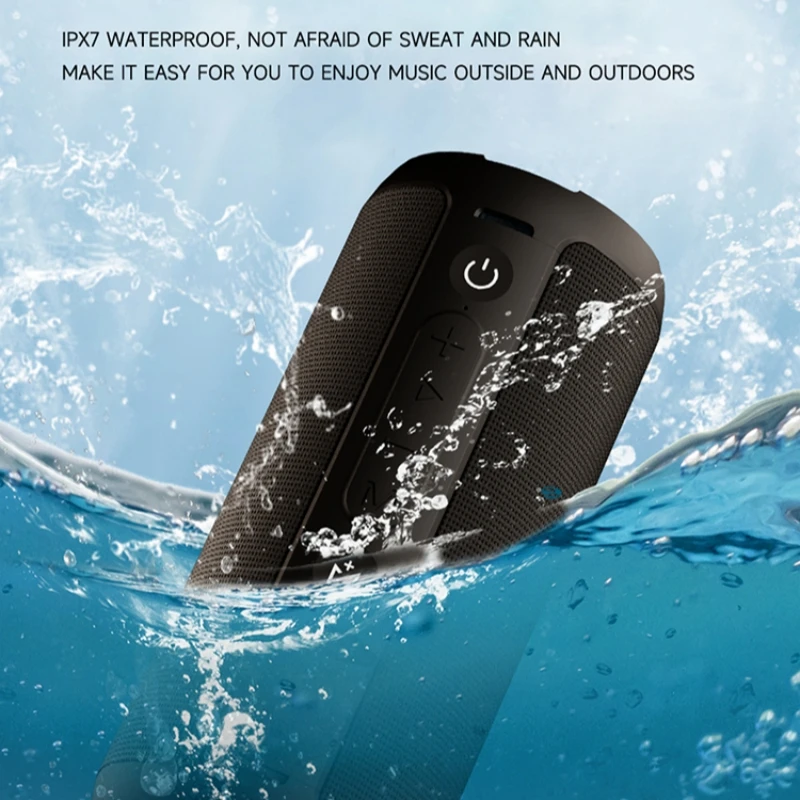 SODLK-سماعة بلوتوث محمولة ، مضخم صوت لاسلكي في الهواء الطلق ، IPX7 مقاوم للماء ، اقران TWS ، ستيريو سطح المكتب للكمبيوتر ، جديد ، 60 واط