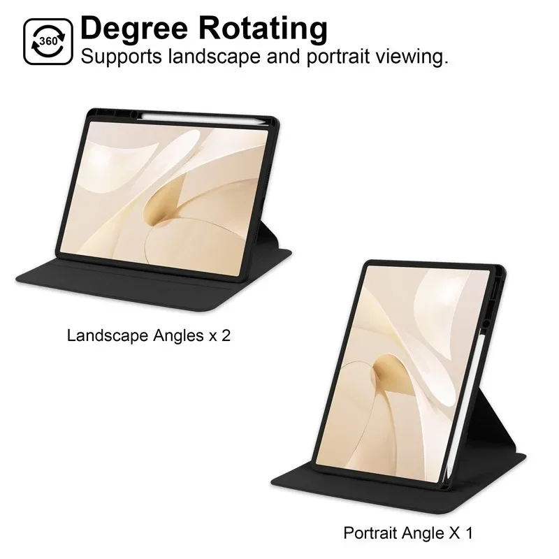 

Funda for Huawei MatePad 12x Case 360 Rotating Acrylic Back For Huawei MatePad 12 X Air 12 inch 2024 Cover with Pencil Holder