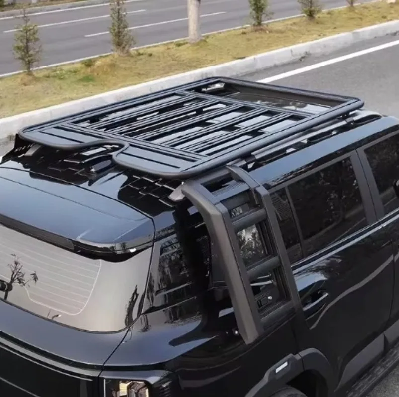 Jetour Traveler T2 Overlanding Upgrade Roof Rack with Integrated Climbing Ladder,side Boxes to Enhanced Storage