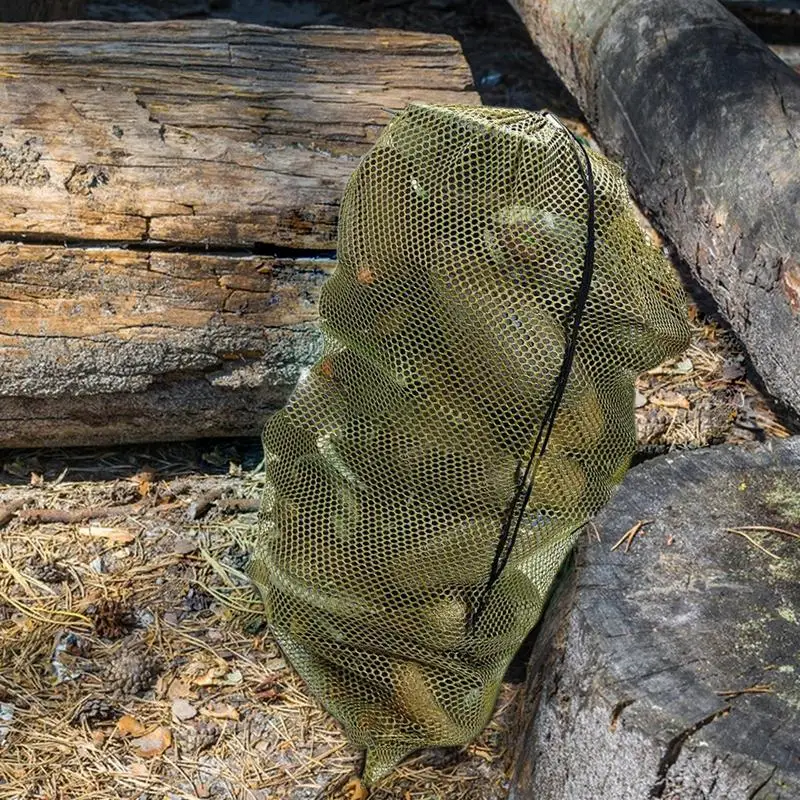 Duck Decoy Mesh Bag Waterfowl Hunting Mesh Bag For Duck Turkey Large Capacity Breathable Duck Blind Backpack For Hunting Lovers