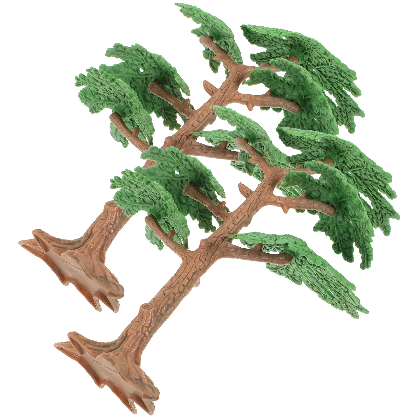 

2 Pcs Micro Landscape Tree Miniature Trees for Crafts Decor Scenery Model Simulated Sand Table