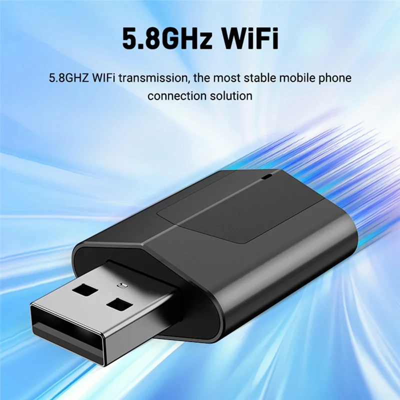 Adapter CarPlay bezprzewodowy B47C 2w1 Smart Mini Box dla Android Auto WIFI BT Auto Connect do Toyota Volvo Benz MAZDA FORD JEEP