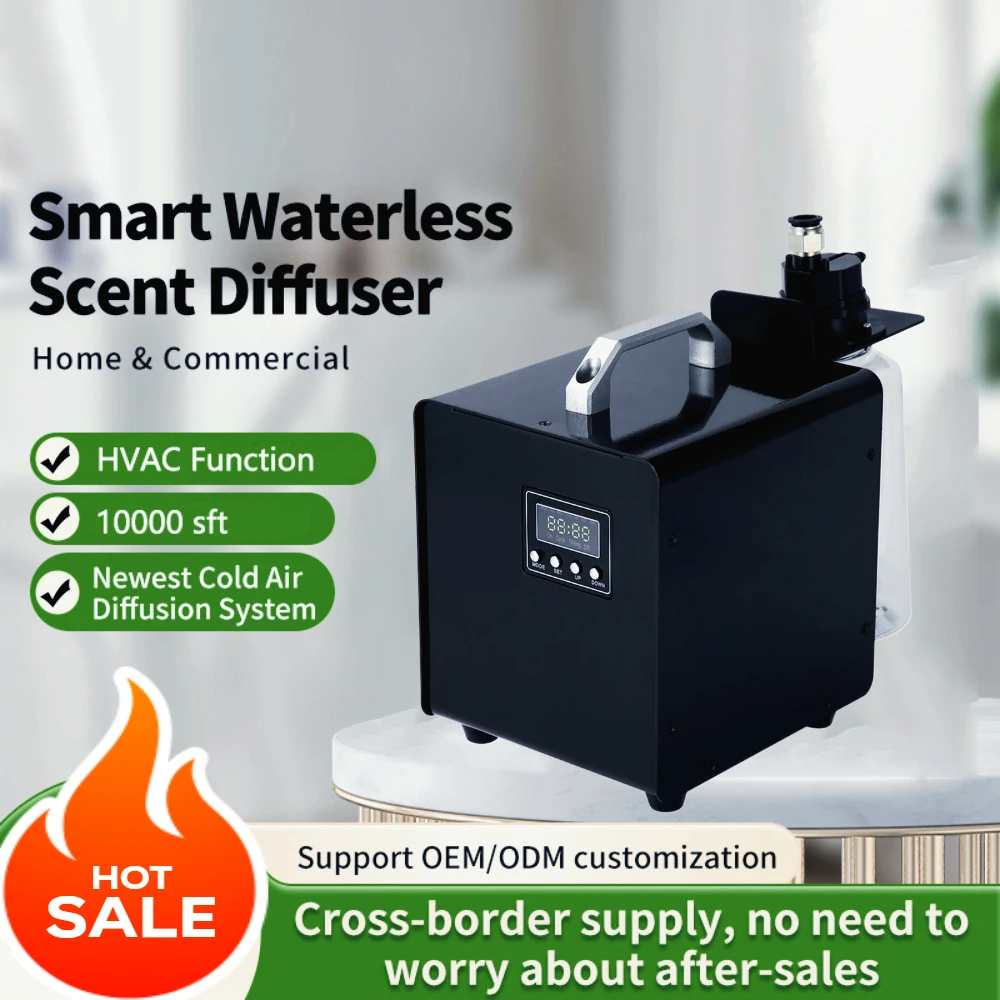 

700ML Big Capacity Commercial HVAC Fragrance Scent Machine Intelligent Perfume Oil Sprayer Aroma Diffuser 5000CBM