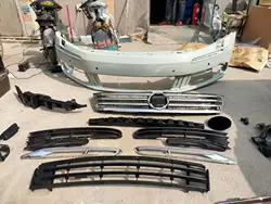 Car surround Front rear Bumper assembly grill fog lamp cover for Volkswagen Phaeton 11-16