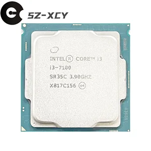 Intel-Core I3 7100, 3M, 51W, LGA 1151, 3 GHz, Dual Core, Quad Thread, CPU 12 Hauptverkaufsplatte Mae i3 9100f - №2