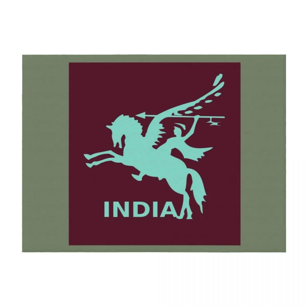 

44th Airborne Division (India - Historical) Throw Blanket Picnic Large Summer Beddings Sofa Quilt Blankets