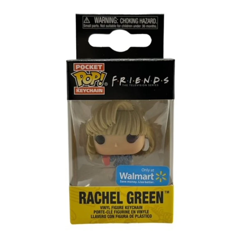Newest FUNKO POCKET Keychain Friends series Ross Geller Monica Joey Rachel Green Keychain Action Figure Toys for Ornaments