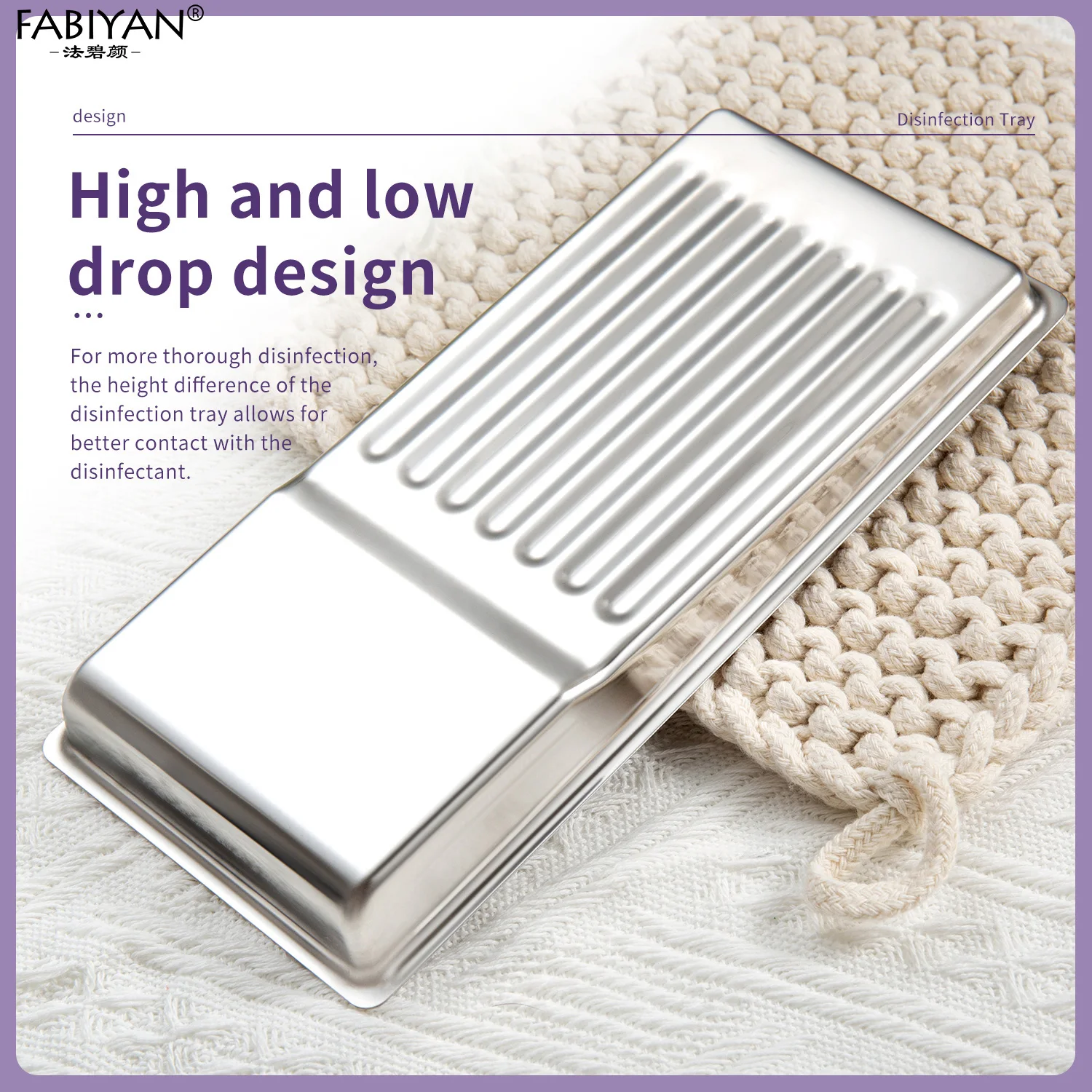 Stainless Steel Nail Tool Disinfection Tray Anti High Temperature And Corrosion-resistant Disinfection Box Nail Equipment Plate