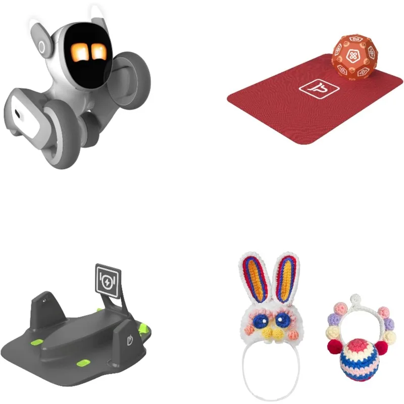 

Собака с нарядкой кролика, включая док-станцию для заряда