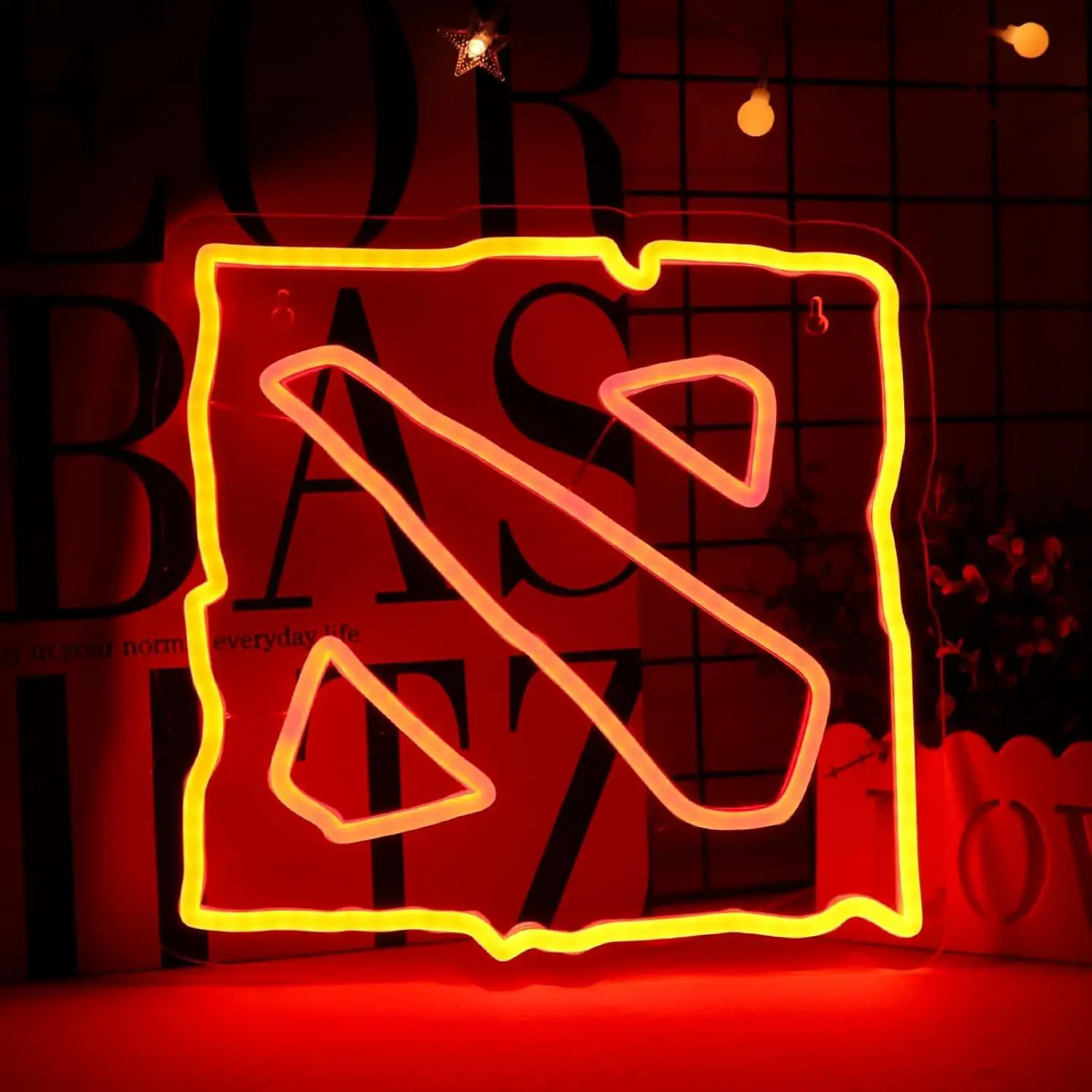 

Game Neon Sign USB Dimmable LED Neon Lights for Gamer Zone Man Cave Internet Bar Bedroom Game Room Decoration Birthday Gifts