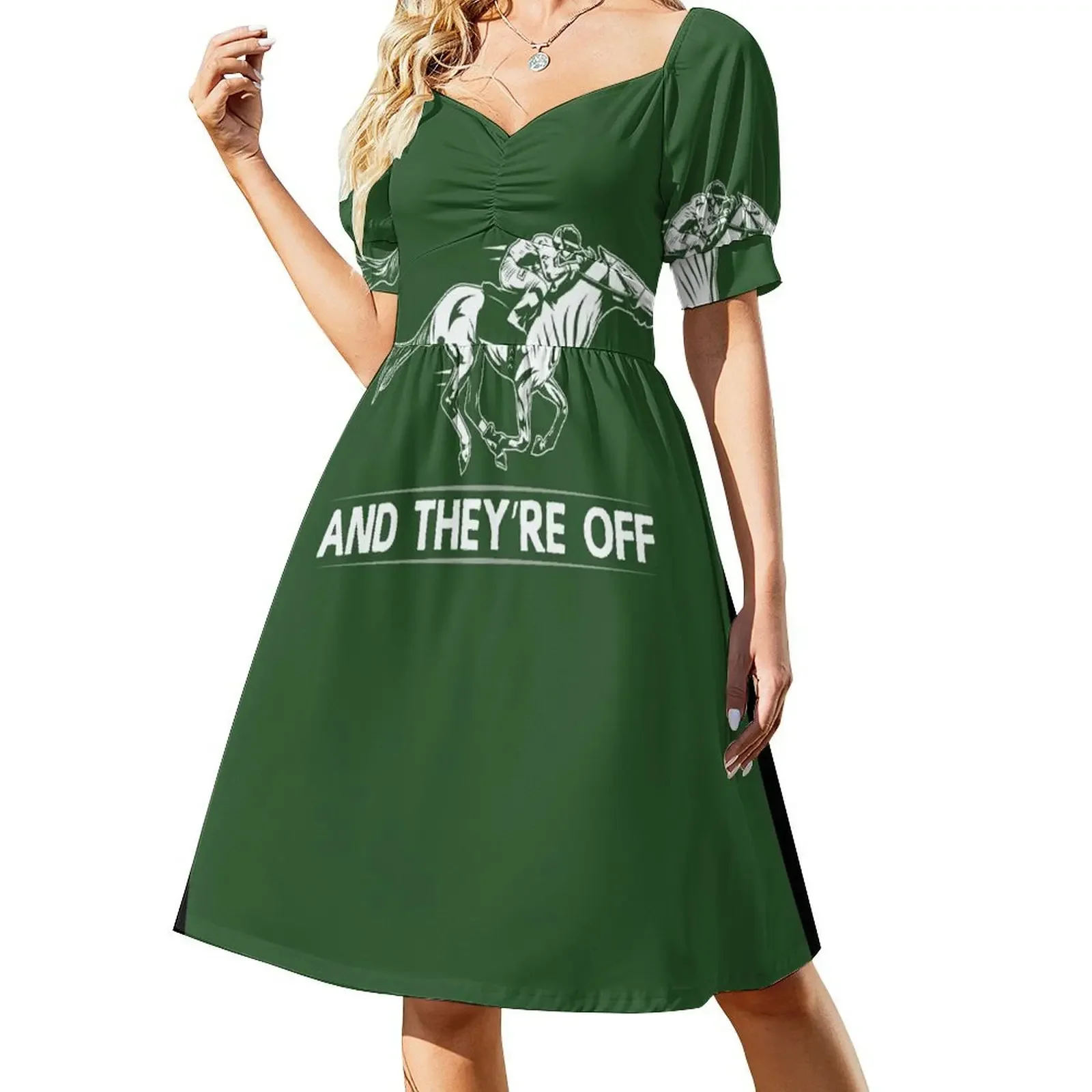 And They're Off Horse Racing Sleeveless Dress long sleeve dress dress women summer summer woman 2025