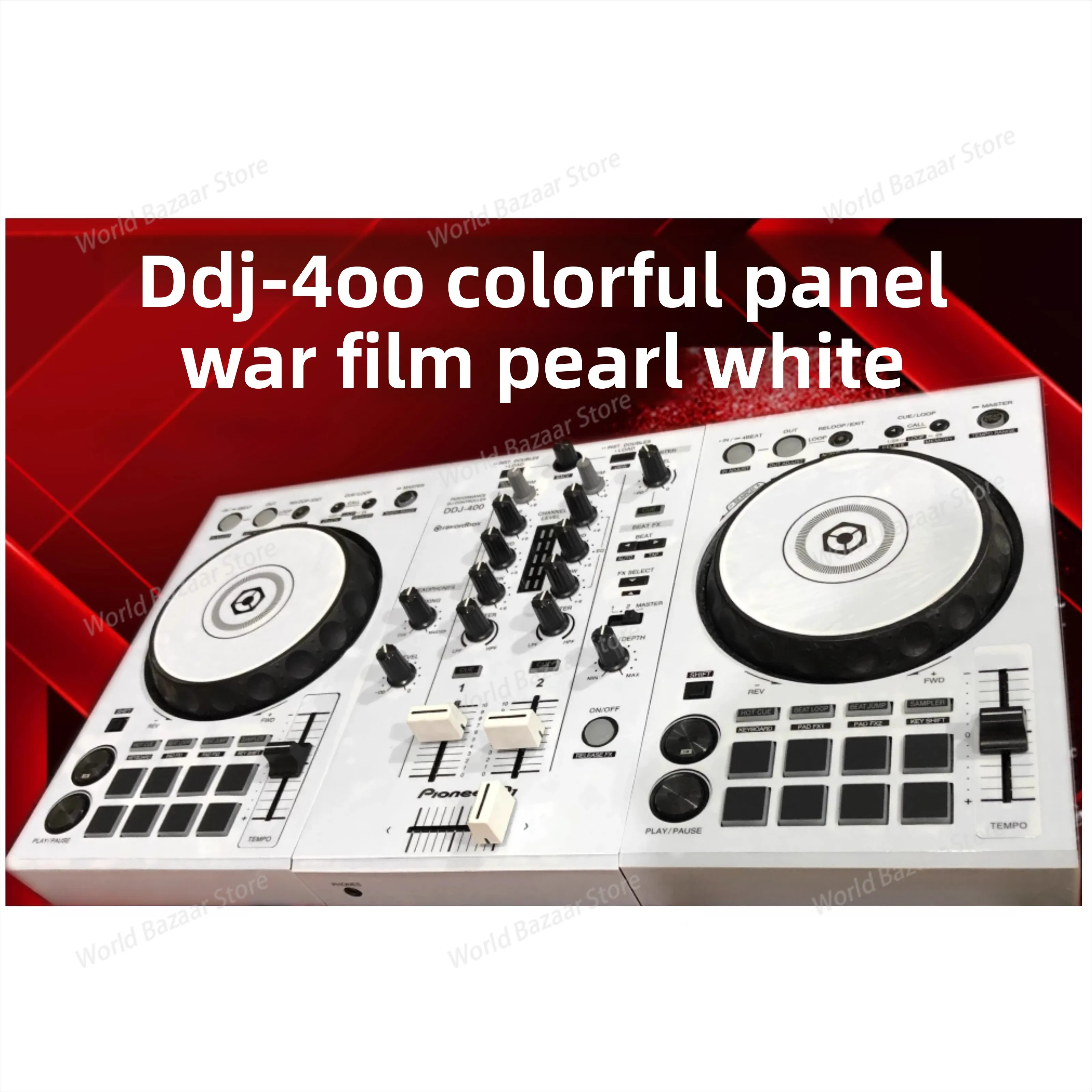 

DDJ400 Controller Disc Printer Film, Fully Enclosed PVC Imported Protective Sticker Panel Skins in Stock