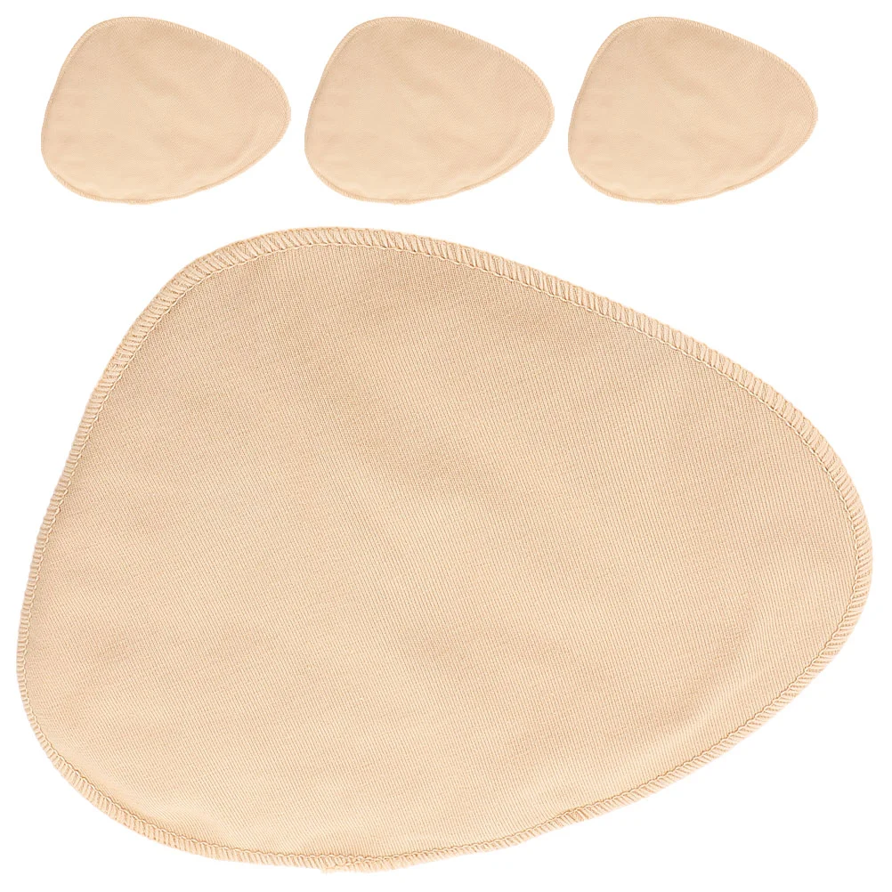 

4 Pcs Breast Protector Prosthetic Breasts Forms Bag Protective Pocket Cover Armpit Shields Women