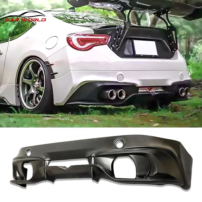 TRD Style Car Body kit For Toyota GT86 2017-2019 Whole Set Front Lip Rear Diffuser Lip Side Skirts GT86 Car Kit ABS Material