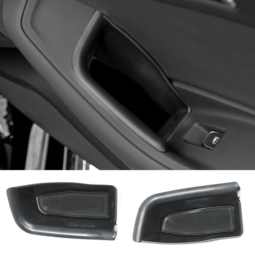 Car Door Handle Storage Box for Audi A6 2012-2018  S6 13-18-front door and rear door storage Organizer Auto Interior Accessories