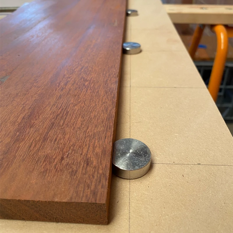 Établi en acier inoxydable avec pince d'arrêt de frein, table de calcul de chiens, nuits de limite, outils d'atelier, 19mm, 20mm