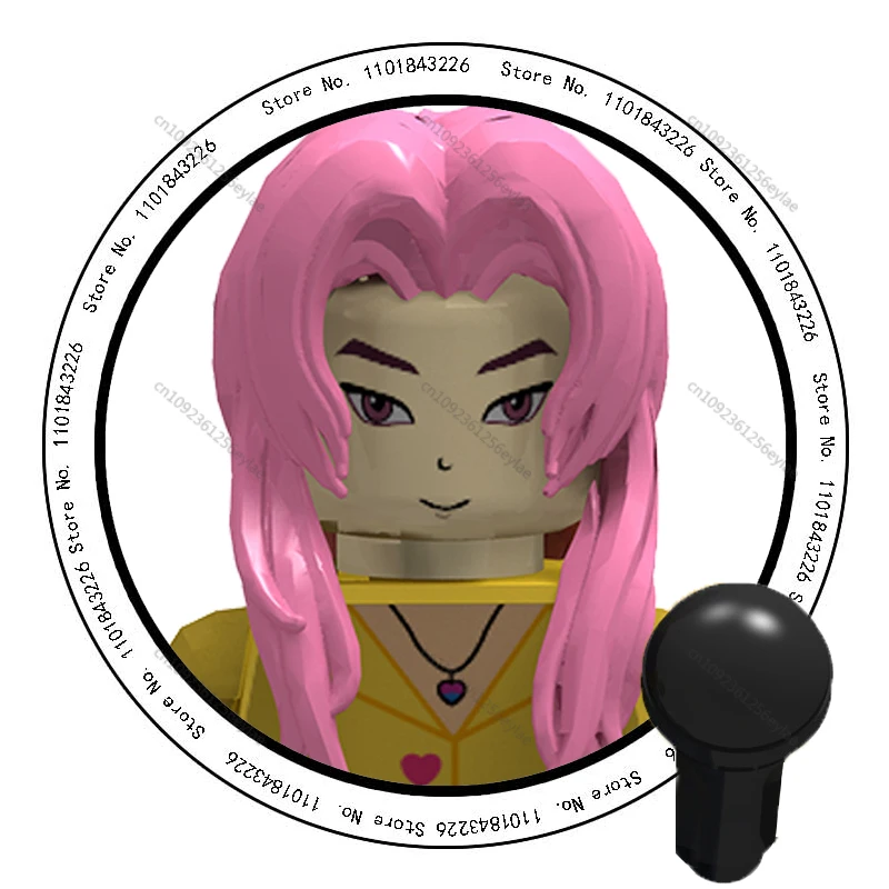 8 szt. KPop Demon Hunters Mini Figurki Akcji Klocki Konstrukcyjne Rumi Model do Składania Lalka Zabawka z Klocków