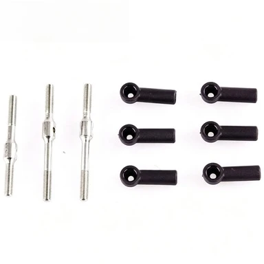 RC Upgrade Parts Custom Size Link Rod Ball Head Set for LC Racing 1/14 L6019 RC Buggy Rally Short Course Racing Truck Accessoriy