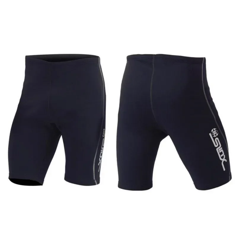 

2MM Diving Shorts Men Black Neoprene Wetsuit Fifth Pants Swimming Surfing Spearfishing