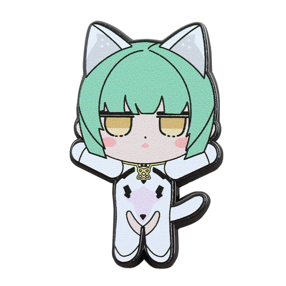 Cute Azur Lane Admiral Nakhimov Q Version Comic Image Enamel Pin Game Peripheral Brooch Cosplay Player Gift Souvenir Accessories