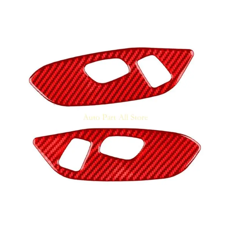 

J0MA Авторгольная кнопка наносителей вагонов Переключатели Панель углеродного волокна для C8 2020-2023