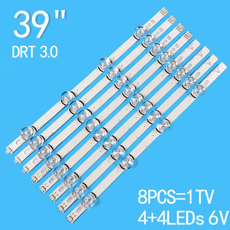 Tira de luces LED de iluminación trasera, accesorio para LG 32 "ROW2.1 A1 32LB530U 32LN536B 32LN549C 32LN549E 32LN5300 32LN5700 32LN575S AGF78180101 AGF78, 6V, 8 unidades