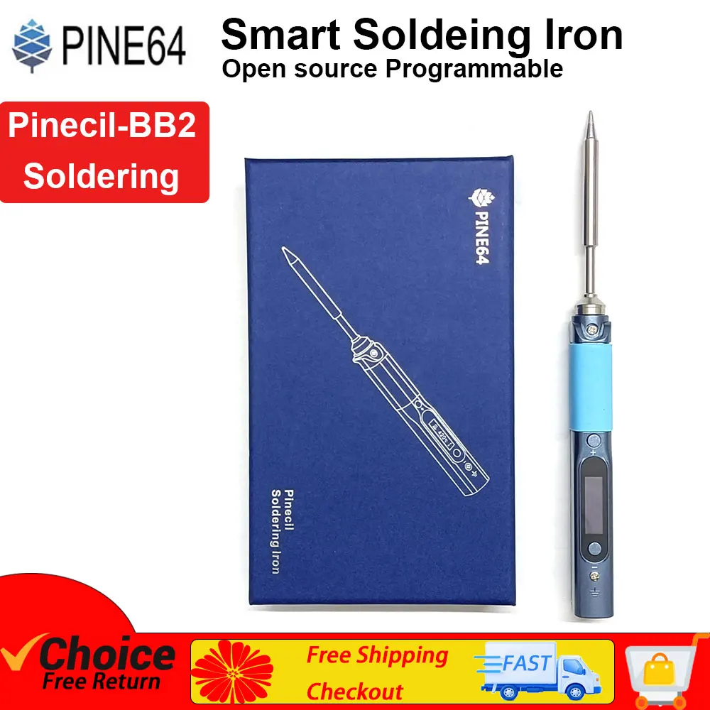 

Pine64 CN Edition Pinecil V1 Portable Soldering Iron Programable Welding Tools Adjustable Temperature Digital Solder Station