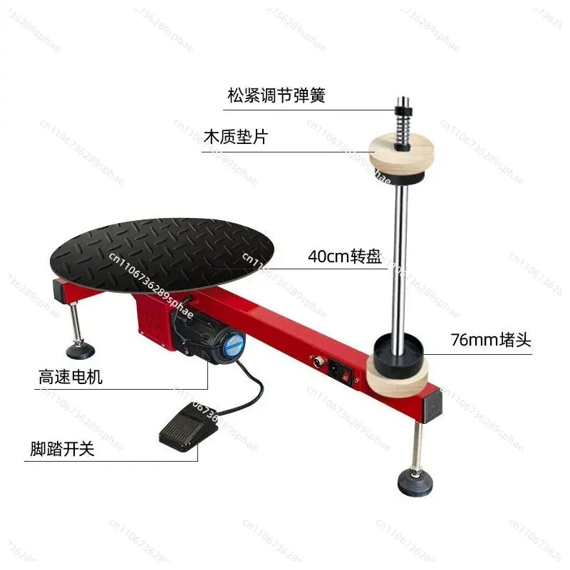 T-type Semi-automatic Electric Stretch Film Baler Carton Wrapping Machine Warehouse Logistics PE Winding Packaging Equipment