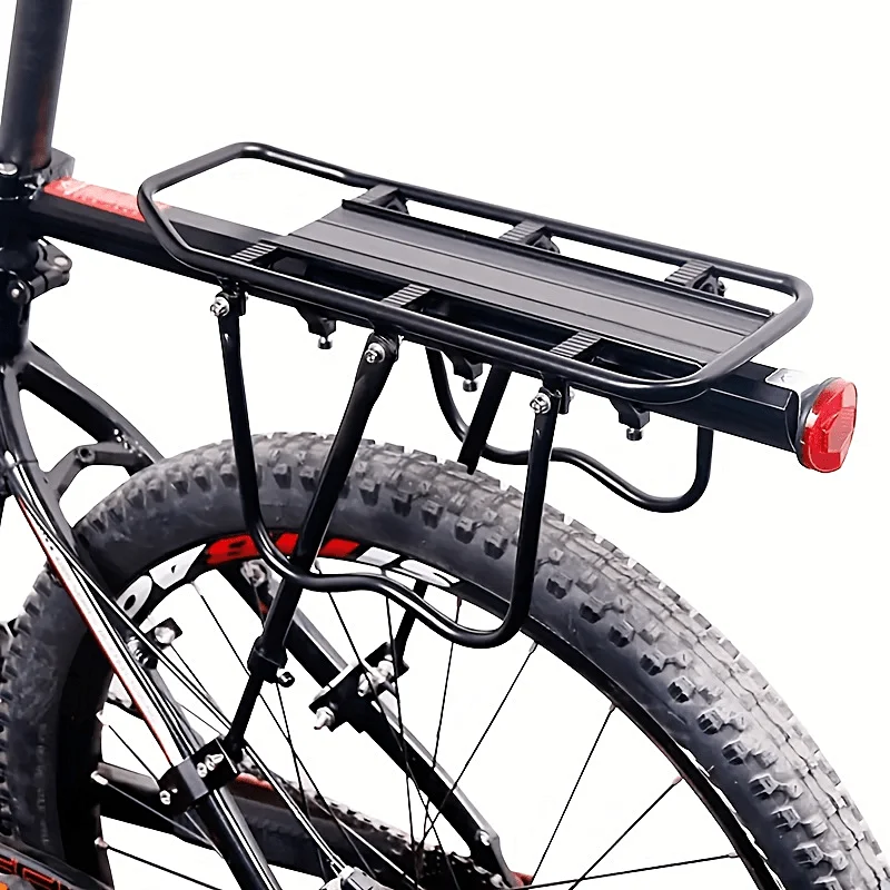 Universal Bicycle Rear Carrier, Bike Rear Seat Rack With Reflector, Quick Release Bicycle Rear Luggage Cargo Carrier