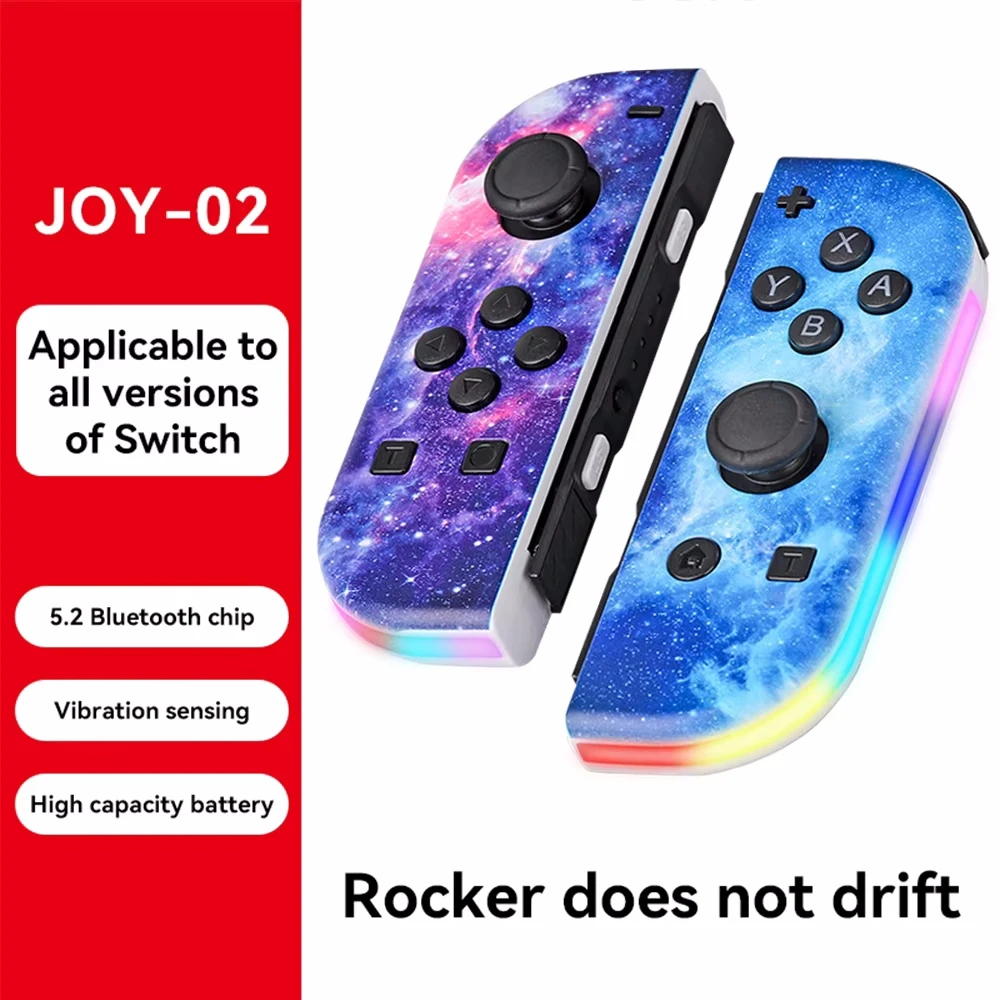

Joycon Switch Controller Joypad Wake-up Controllers for Switch/Lite/OLED Replacement Controller with Sword Dual Vibration