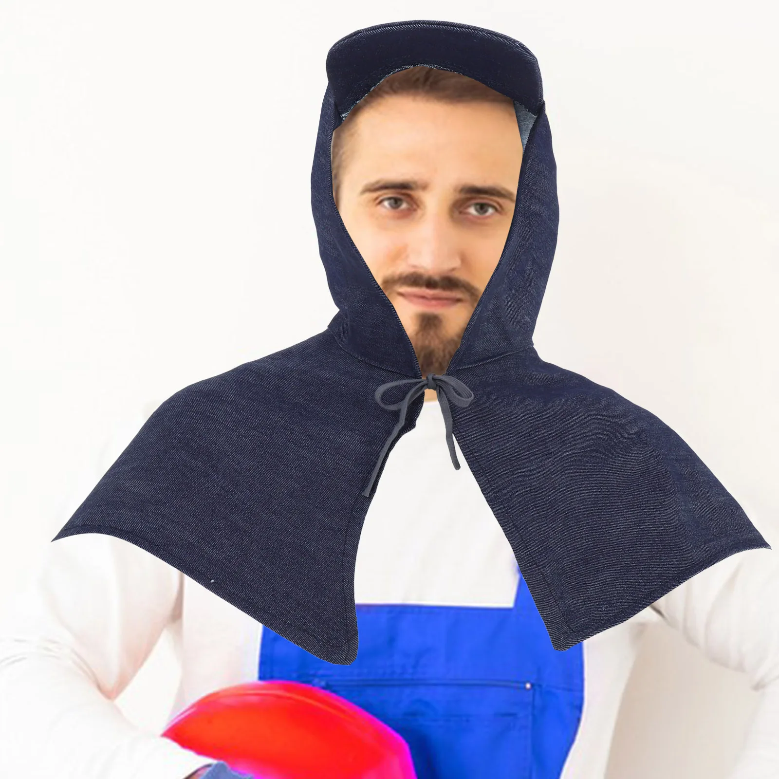 غطاء محرك السفع الرملي من الدنيم الناعم معدات واقية لقطع مشاريع الصنفرة التي يمكنك صنعها بنفسك هيكل غطاء محرك السيارة المقاوم للرياح للجنسين