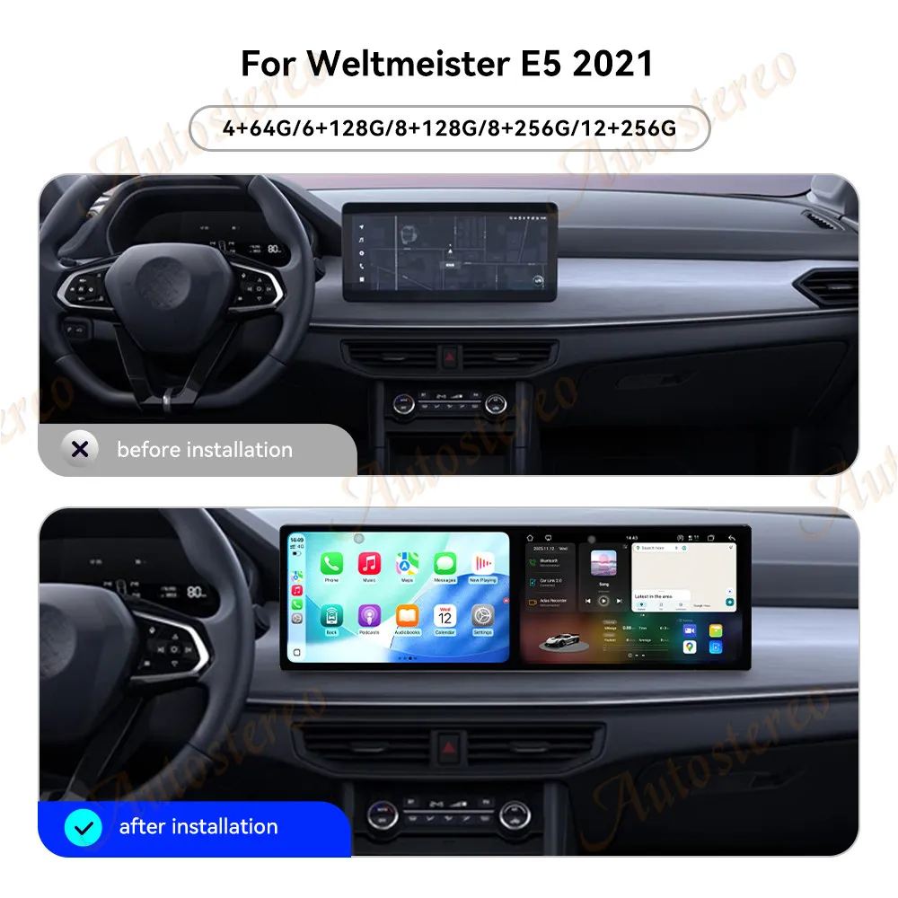 

Автомобильный GPS-навигатор с двойным экраном 10,1 дюйма для Weltmeister E5 2021, мультимедийный плеер, автомобильный радиоприемник, авто головное устройство-