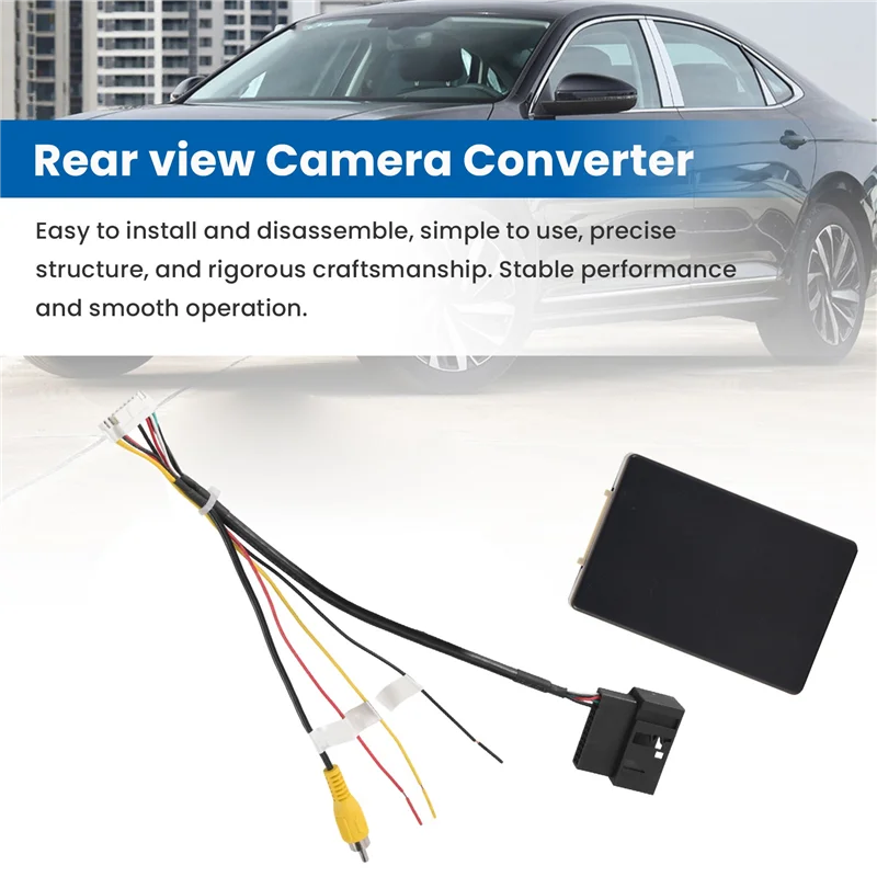 

AEA0-RGB To (RCA) AV CVBS Signal Converter Decoder Box Adapter For Factory Rear View Camera Tiguan Golf 6 Passat CC