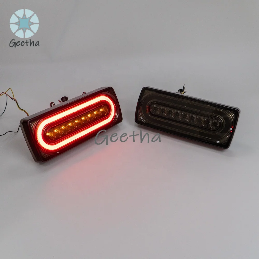 For LED Tail Lights Replacement for G Wagon W463 G500 G550 G55 G63 G65 AMG Amber Turn Signal Red Taillight Brake Running Light