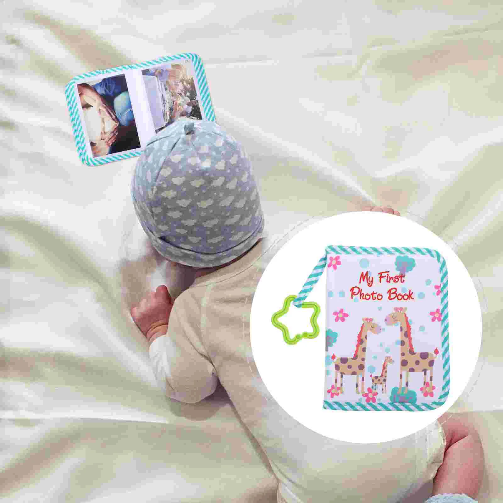 Plüsch-Fotoalbum, Baby-Stoffbuch, das Geschenk für Kleinkinder, Kleinkinder, Zeit, Mutter, Neugeborene