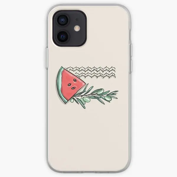 Watermelon Flag Iphone Tough Case  Phone Case Customizable for iPhone 11 12 13 14 Pro Max Mini 6 6S 7 8 Plus X XS XR Max Soft