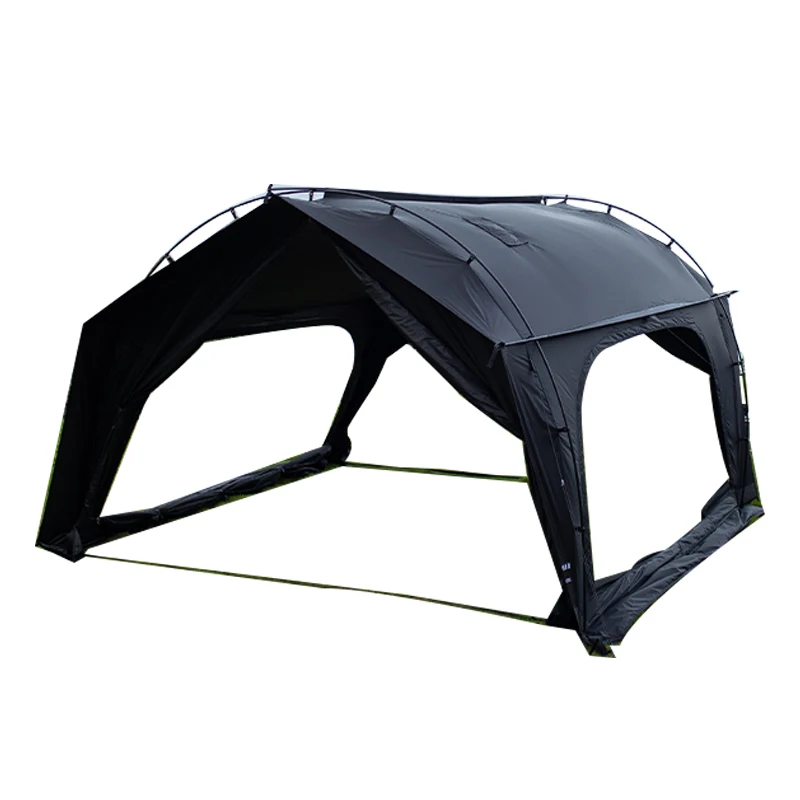 

Morningstar Waterproof Nylon Outdoor Camping Tent Black and Green Car Canopy Trailer Shade Tarp Awning for Rain