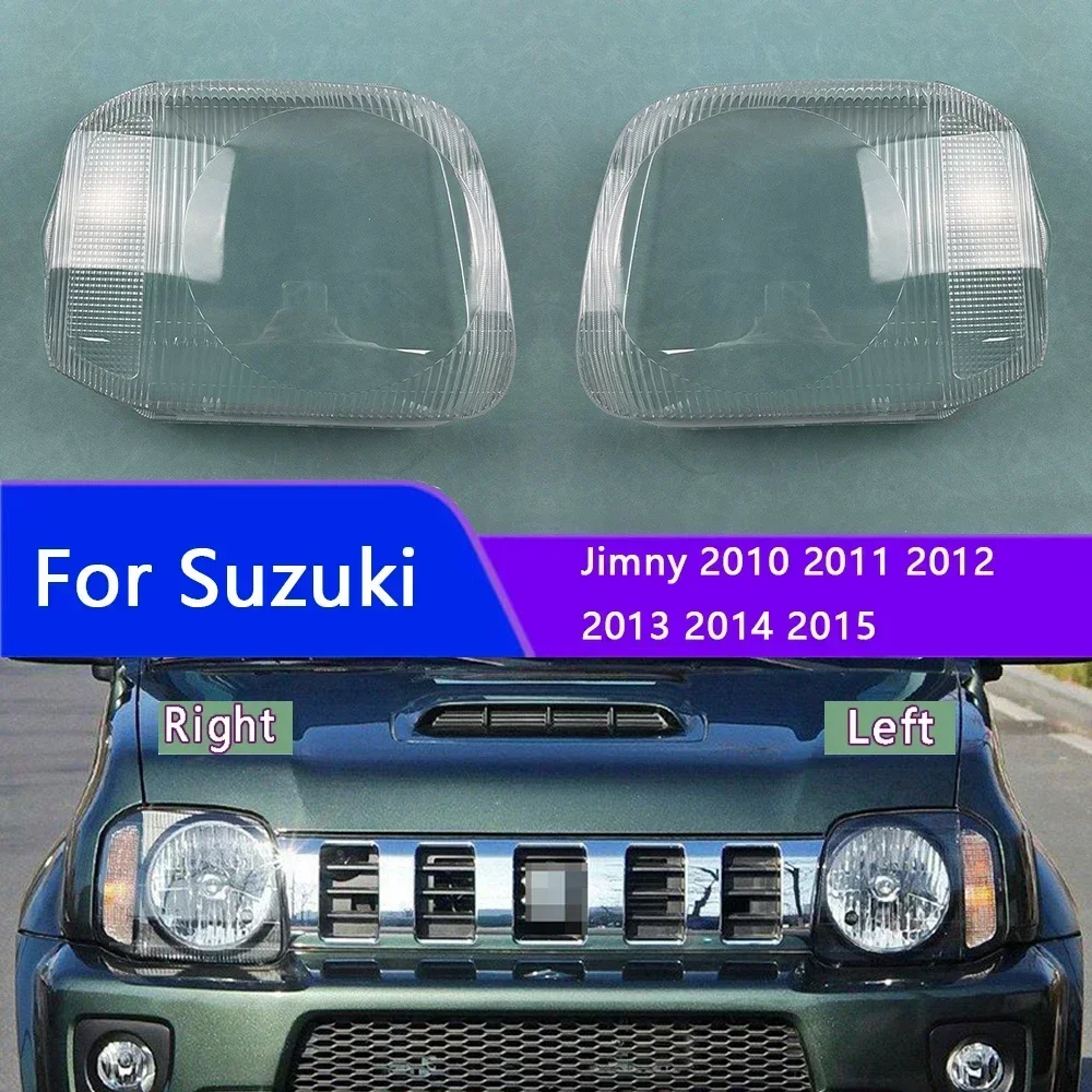 

Transparent Lampshade Lamp Shade For Suzuki Jimny 2010 2011 2012 2013 2014 2015 Front Headlight Shell Headlamp Cover Lens Plexig