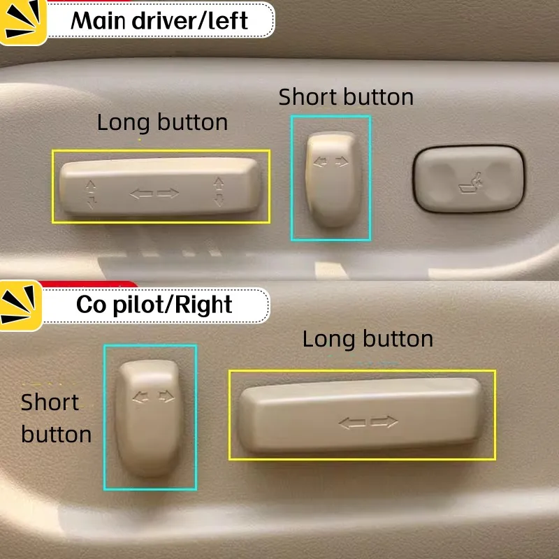 For Honda Accord Odyssey SPIRIOR JADE CRV Civic  Electric Seat Adjustment Switch  Button  Cover