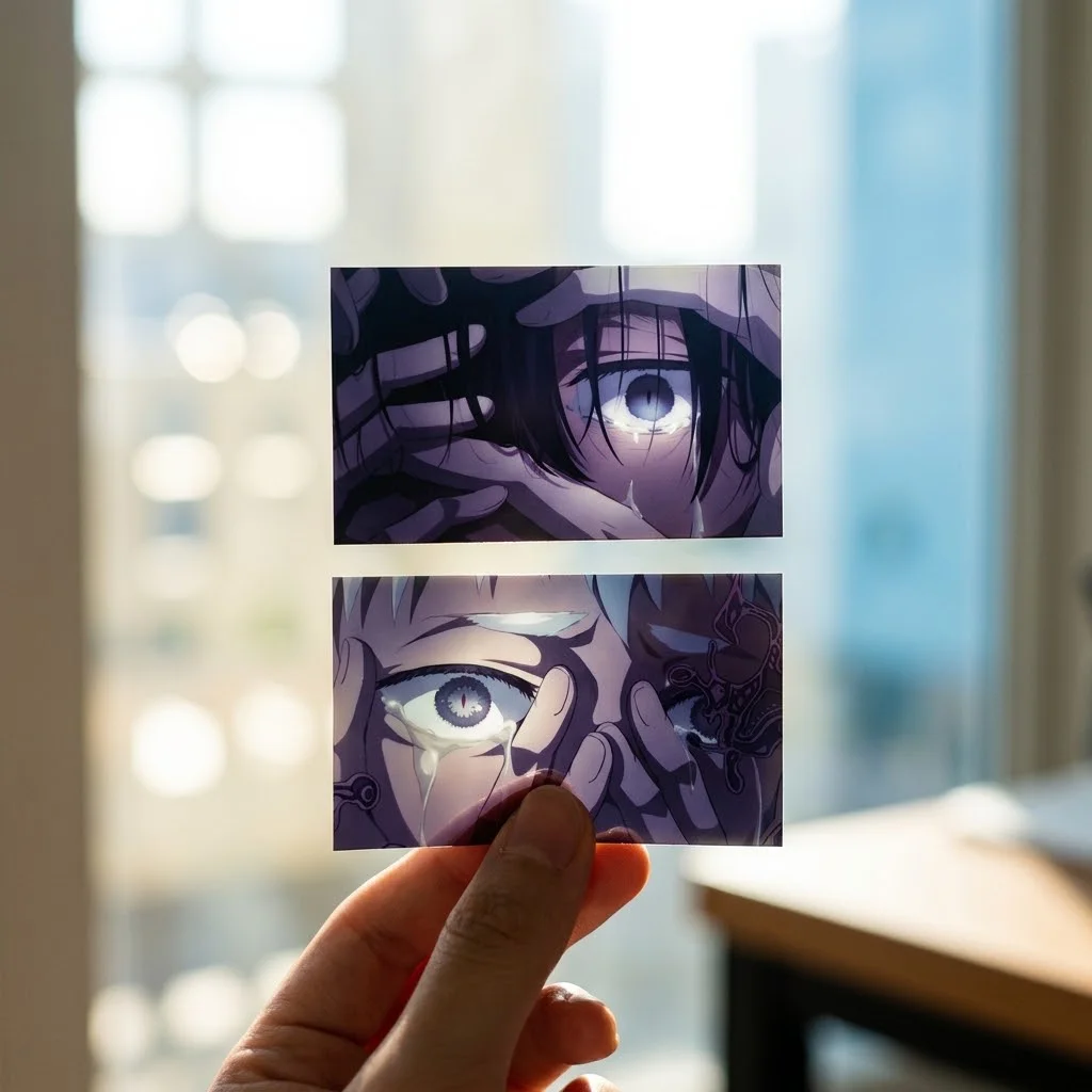 Anime Photocard Set 2 Pieces Acetate Transparent Sheet For Wallet Sleeve Backpack Desk Aesthetic Room Decor Collecting