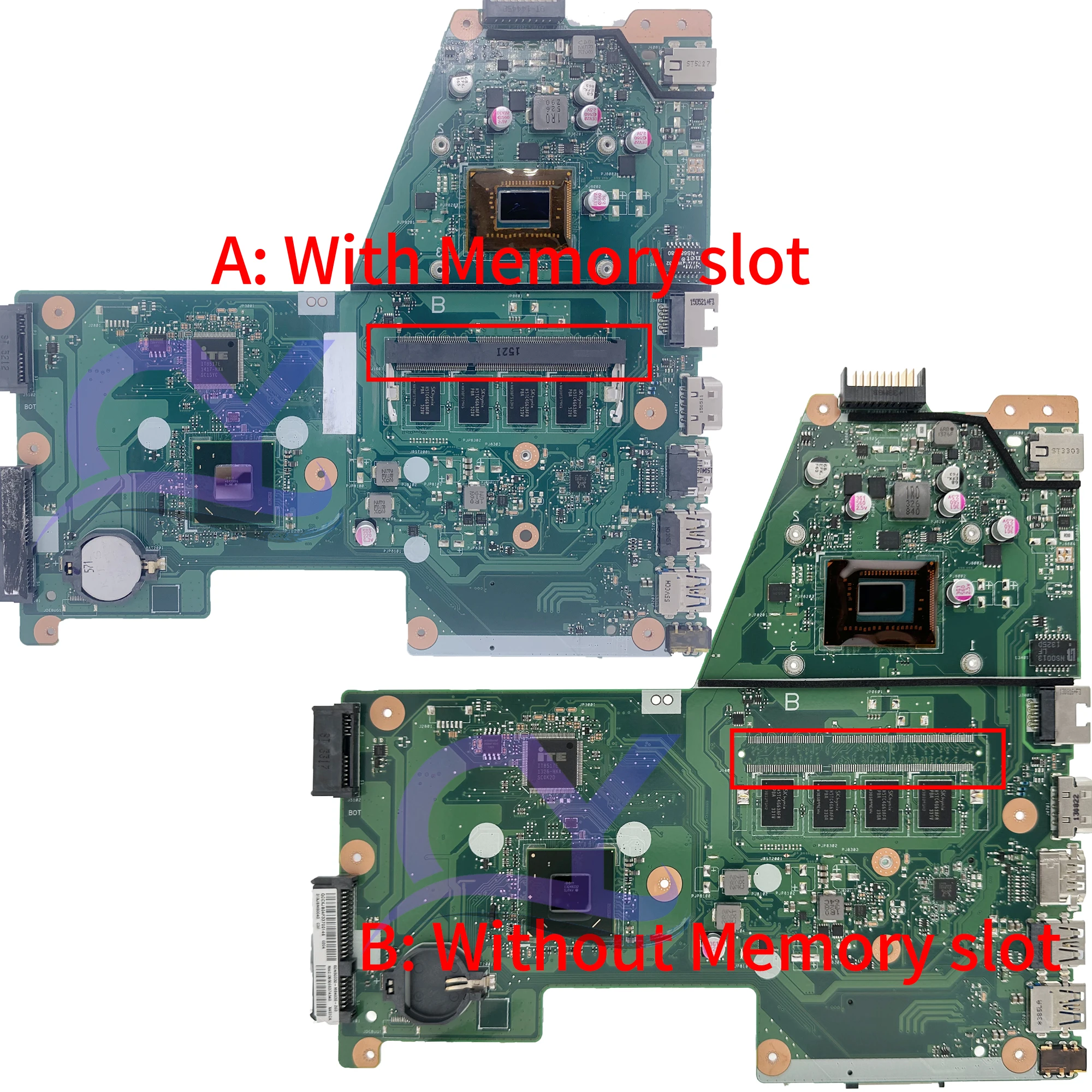 Imagem -03 - Placa-mãe Portátil para Asus X451ca F451c A451c X451cap Cpu 1007u 2117u I33217u 0g 2g 4g Ram 100 de Trabalho