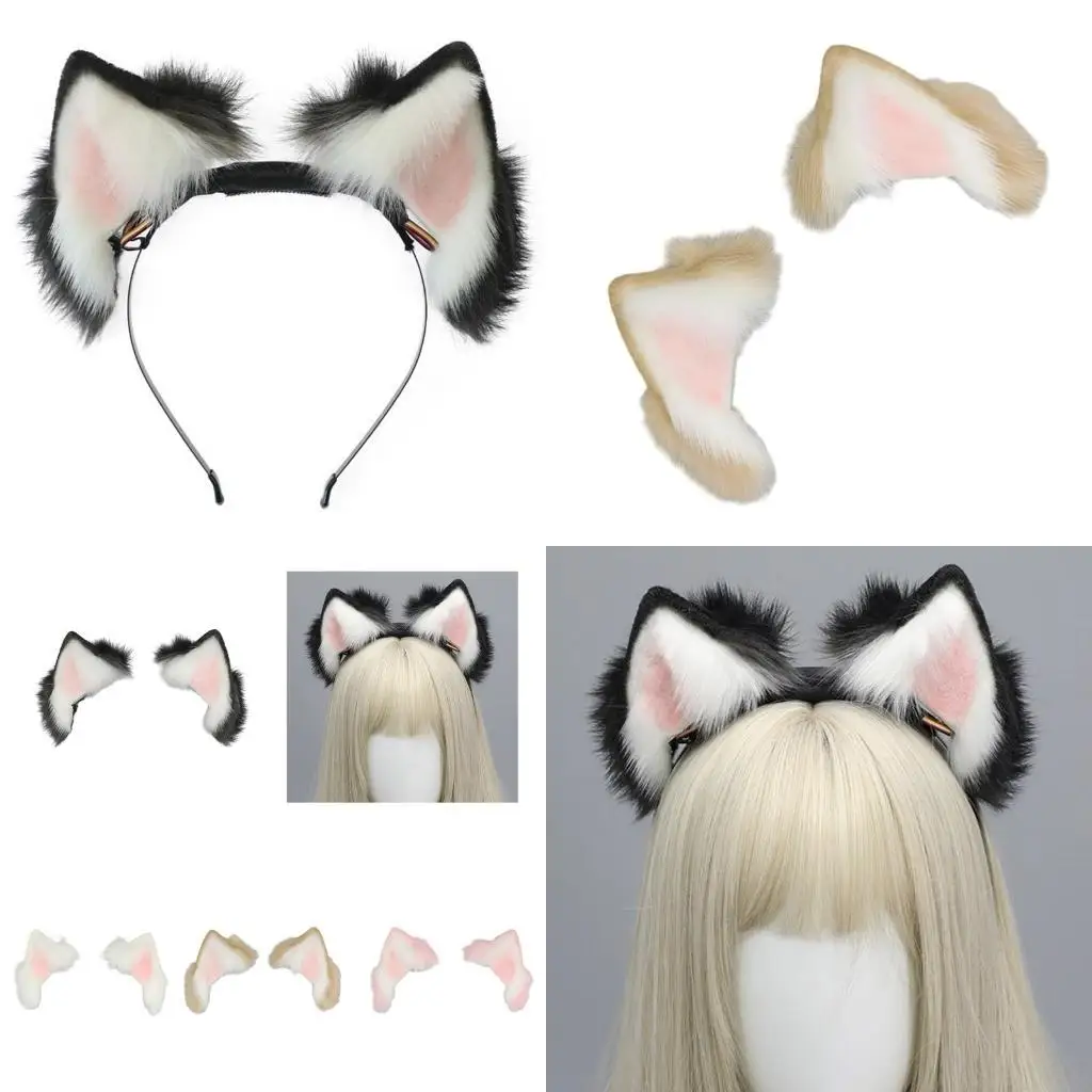 

652F Costume Accessory Headband Show off Your Unique with Realistic Ears