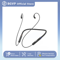 BGVP M1s BK3266 DAC Neckband Sport Bluetooth5.0 Wireless Collar Earphone Upgrade Cable MMCX Interface With Mic AptX4 Waterproof