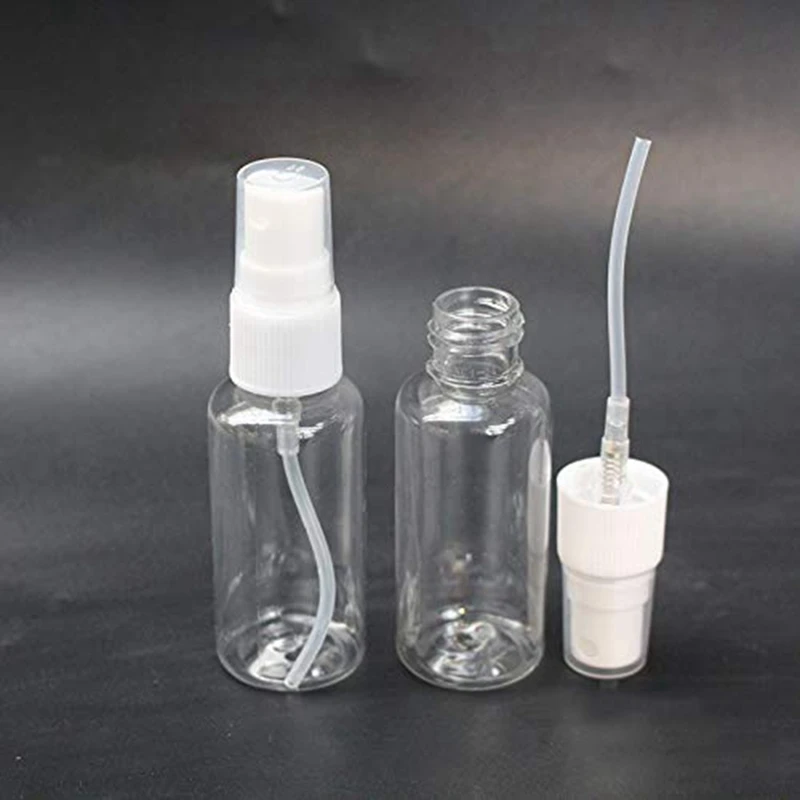 5 Stück Schönheit transparent Kunststoff Parfüm leere Sprüh flasche kleine Reise flasche mit feiner Sprüh flasche 20ml