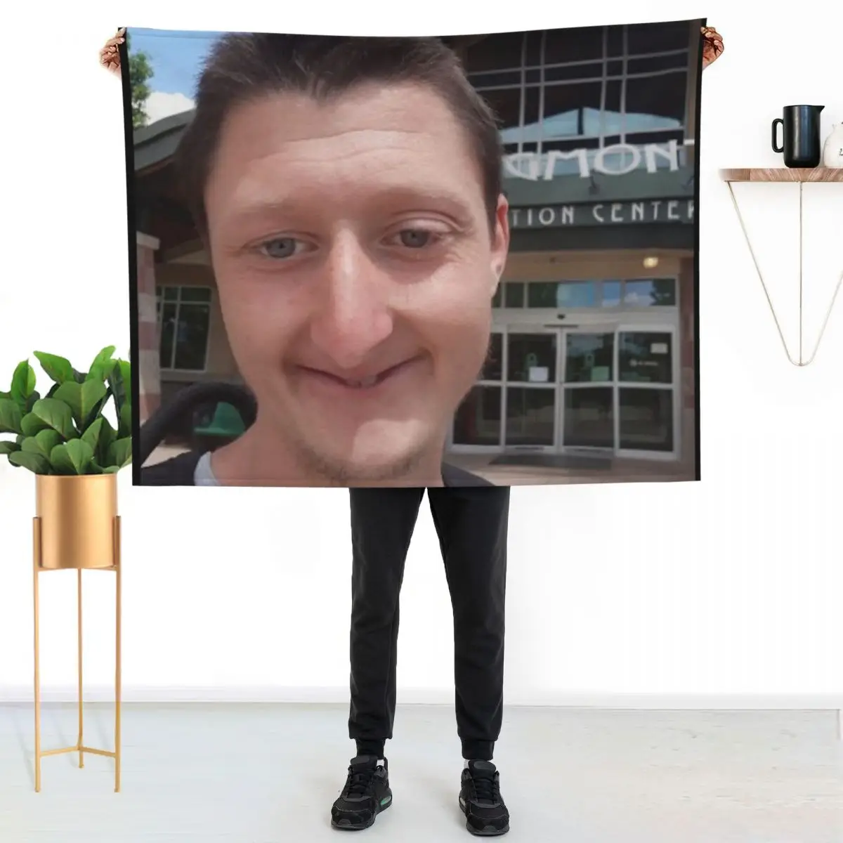 

Daniel Larson selfie Throw Blanket Multi Use Warm Blanket for Living Room Bedroom